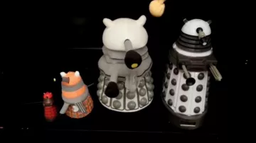 Plush talking Dalek White