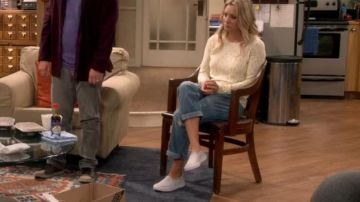The white shoes perforated Penny (Kaley Cuoco) in The Big Bang Theory
