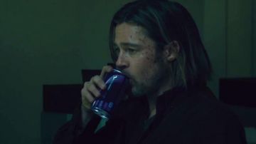 The can of Pepsi drunk by Gerry Lane (Brad Pitt) in World War Z