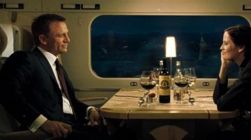 The bottle of the wine tasted in the train in Casino Royale