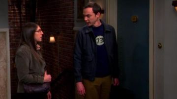 le t-shirt 73 bleu de Sheldon Cooper dans The Big Bang Theory