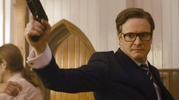 La bague / chevalière de Harry Hart / Galahad (Colin Firth) dans Kingsman : Services Secrets