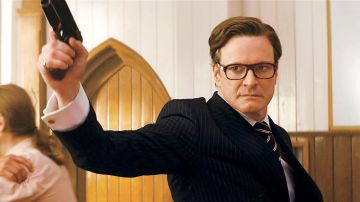 Les boutons de manchette de Harry Hart (Colin Firth) dans Kingsman : Services Secrets