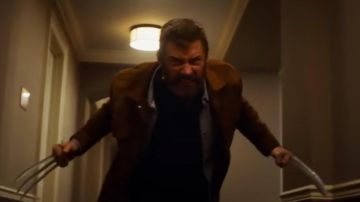 The suede coat Wolverine (Hugh Jackman) in Logan