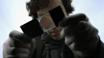 La lupa de Eschenbach de Sherlock Holmes (Benedict Cumberbatch) en Sherlock