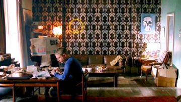 La pintura de la versión calavera John Pinkerton de Sherlock Holmes (Benedict Cumberbatch) en Sherlock