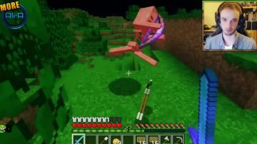 The sword of diamond in Minecraft into the nether