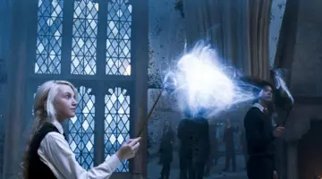 The wand of Luna Lovegood (Evanna Lynch) in Harry Potter and the Order of the phoenix