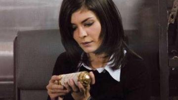 El criptex de Sophie Neveu (Audrey Tautou) en El Código Da Vinci