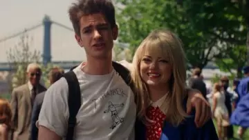 Thrasher t-shirt worn by Peter Parker (Andrew Garfield) as seen in The Amazing Spider-Man 2