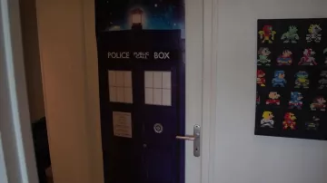 Cartel Tardis para puerta