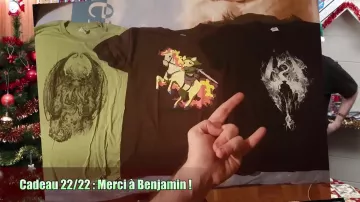 Camiseta La leyenda de Pika vista en ¡Abrimos tus regalos! (conclusión del calendario de Adviento) (Linksthesun)