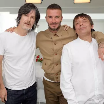 David Beckham Veste Kent&Curwen que porte David Beckham sur son post Instagram