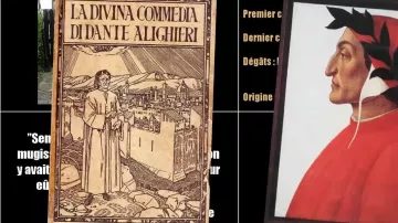 livre La Divina Commedia Di Dante Alighieri vu dans Point Culture : la Torture (vidéo humanitaire) de Linksthesun