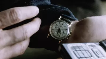 Vintage Omega montre Chronographe porté par Ray Ferrier (Tom Cruise) comme on le voit dans La Guerre des Mondes