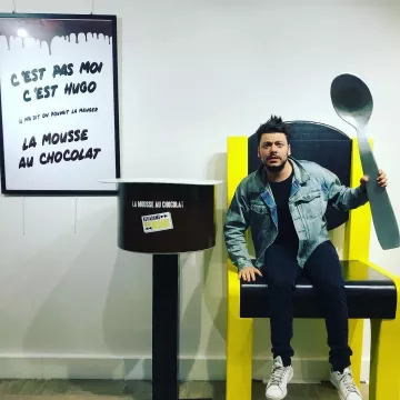 The pair of Adidas Originals Stan Smith Kev Adams on his account Instagram