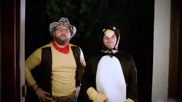 Disfraz de pingüino visto en Le Point - Octubre 2017 (Linksthesun)