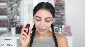 The foundation stick by Tom Ford, presented by Sananas on his youtube account