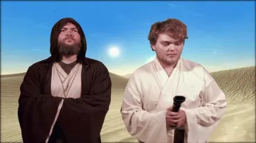 Déguisement de Jedi vu dans Les Nouvelles Aventures d'Aladin - 50/50 (critique) (Linksthesun)