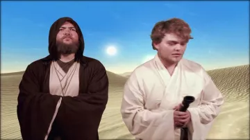 Disfraz Gerrier Jedi visto en Las nuevas aventuras de Aladdin - 50/50 (revisión) (Linksthesun)