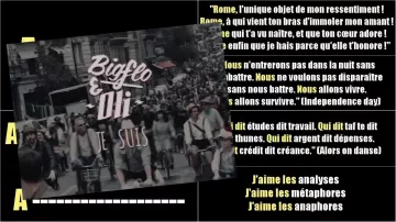 Song Je Suis (Bigflo y Oli) visto en Point Culture: figuras de estilo (Linksthesun)
