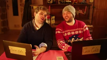 Christmas Sonic Sweater visto en The Green Line - 50/50 (revisión) (Linksthesun)