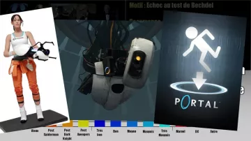Figura de Chell (Portal) vista en Point Culture: Los "clichés" de las películas de superhéroes (Linksthesun)
