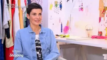 The jean jacket revisited by Cristina Cordula in #CDSA The queens of the shopping 14/06/2018