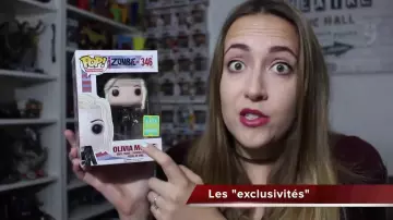 La figura funko pop de Olivia Moore en el video de youtube ¡Comienza su colección Funko Pop! por Fancy Fanny