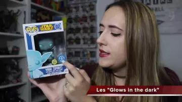 La figurine funko pop de Yoda dans la vidéo youtube Commencer sa collection de Funko Pop! de Fancy Fanny