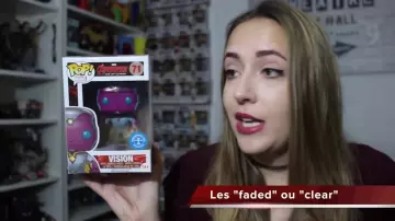 The figurine funko pop vision in the youtube video to Start his collection of Funko Pop! by Fancy Fanny
