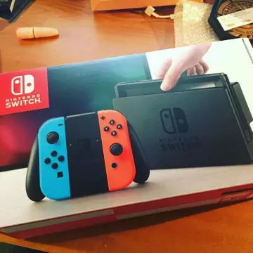 The Nintendo Switch on the account Instagram of Gastronogeek