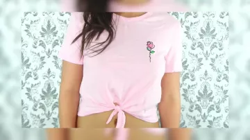 La camiseta rosa de Horia en su vídeo "Un botín a 500 euros: abusé"