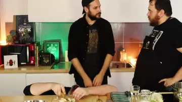 The cooking book "cultures of the imagination" of Gastronogeek (Thibaud Villanova) in his video "Recipe Batman The Defi - The Vichyssoise"