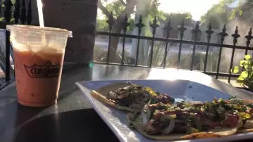 The Vegan restaurant in the video "Soul Searching in the Desert | Travel Diary" of Kalyn Nicholson