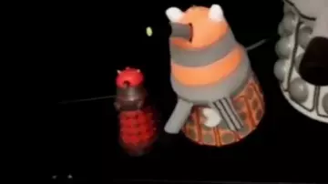 Dr Who Red Dalek seen in Point Culture : The theories of a fan in a movie (2nd part) of Linksthesun