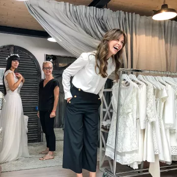 Le pantalon jupe culotte de Ophelie Meunier sur le tournage de #ZoneInterdite du 17/06/2018