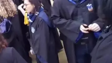 Dress Ravenclaw saw in Vlog - On the set of the Player of the Attic ! of linksthesun