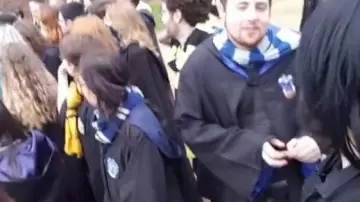 scarf ravenclaw saw in Vlog - On the set of the Player of the Attic ! of Linksthesun