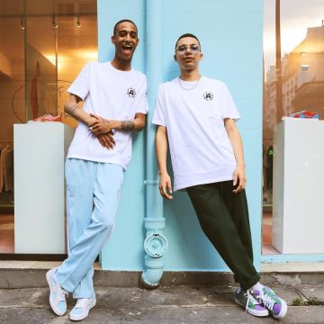 La paire de Converse Golf Fleur sur le compte Instagram de Slimka
