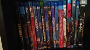 The Blu-Ray of Iron Man in the YouTube video TOUR of my NEW DECOR GEEK ! chain of Geek