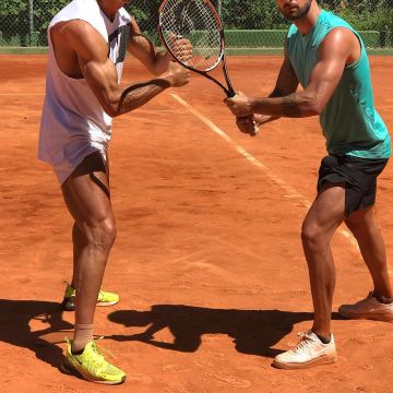 La paire de sneakers Nike Air Max 270 portée par Cristiano Ronaldo aka CR7 sur son compte Instagram