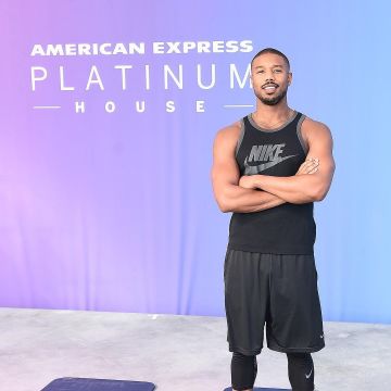 The Nike tank top Ace worn by Michael B. Jordan on a post-Instagram