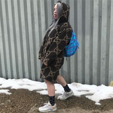 Sneakers Nike AF1 Low x Off-White Billie Eilish on his account Instagram