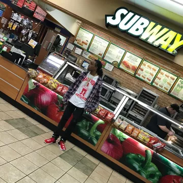 Sneakers Adidas Pw Human Race Nmd "Pharrell" red Quavo on his account Instagram