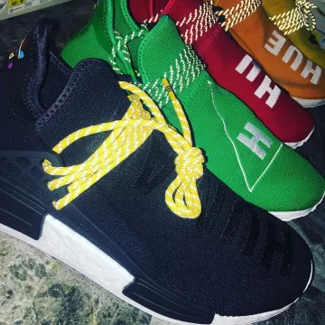 Sneakers Adidas Pw Human Race Nmd "Pharrell" black Quavo on his account Instagram