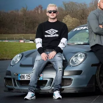 La paire de Nike Air Max 93 menthol de Vald sur son compte Instagram