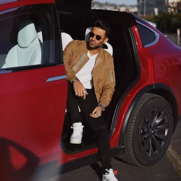 Sneakers Nike x Off White Air Force 1 Low Virgil Abloh The 10 Ten worn by Anil B on his account Instagram