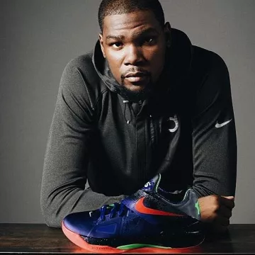The Nike Zoom Kd 4 Nerf "nerf" Kevin Durant on instagram of Nicekicks