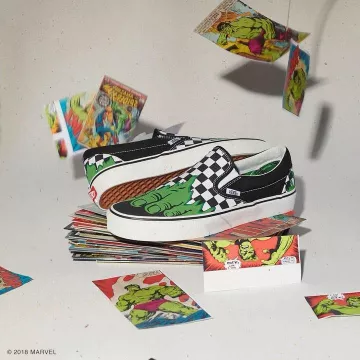 Zapatillas Vans X Marvel Classic Slip On en Instagram @vans